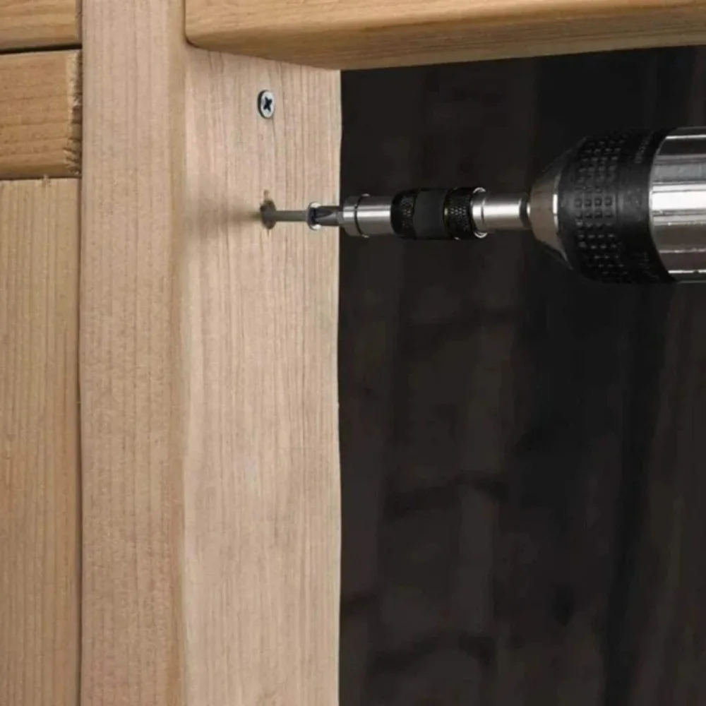 Sechskant-Schraubendreher-Bit-Set mit magnetischem Ring – Schnellwechsel-Bohrer-Verlängerungsstange mit Führungshalter für Handwerkzeuge und Bohrmaschinen – Detail 9