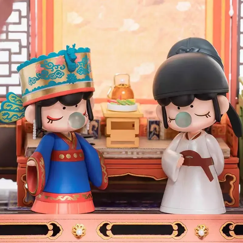 Cute Anime Figure Gift Surprise Box Original Chinese Song Dynasty Series Blind Box Toys Model Confirm Style