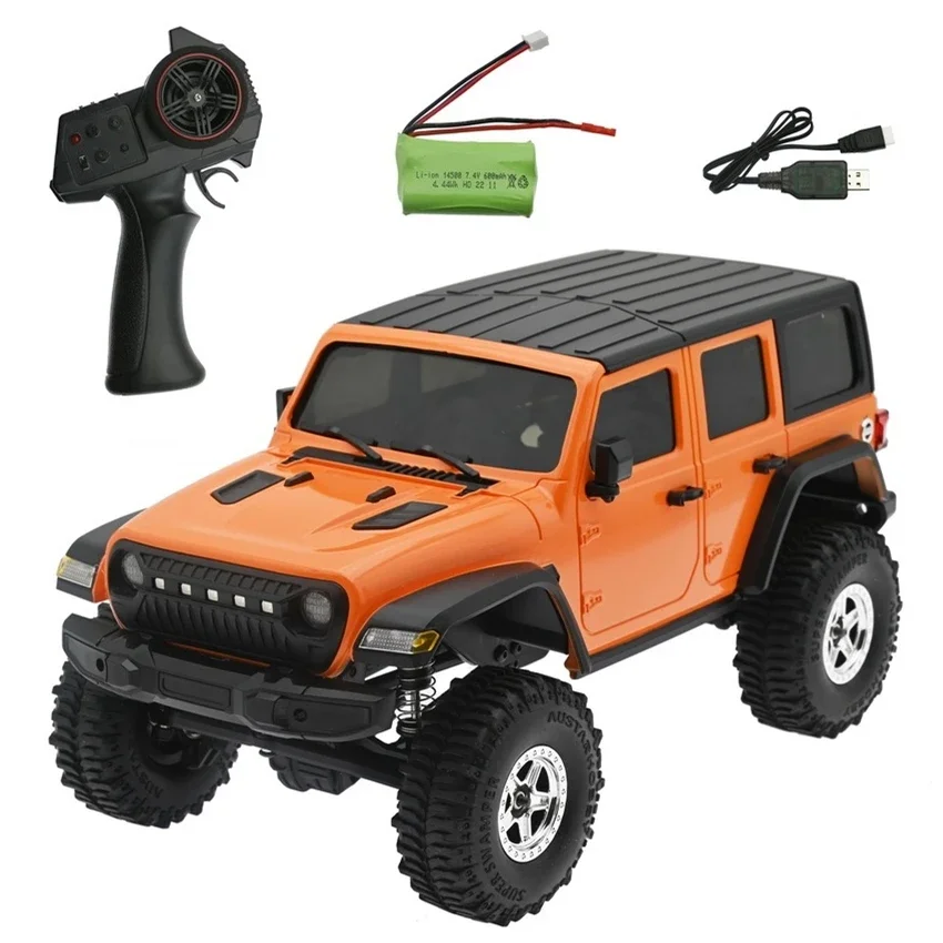 AX8560 1/18 2.4GHz Electric-power 4WD Crawler 1:18 Mini Climbing RTR Car Off-Road Buggy 12km/h LED Light Toy For Kids Toy Gift