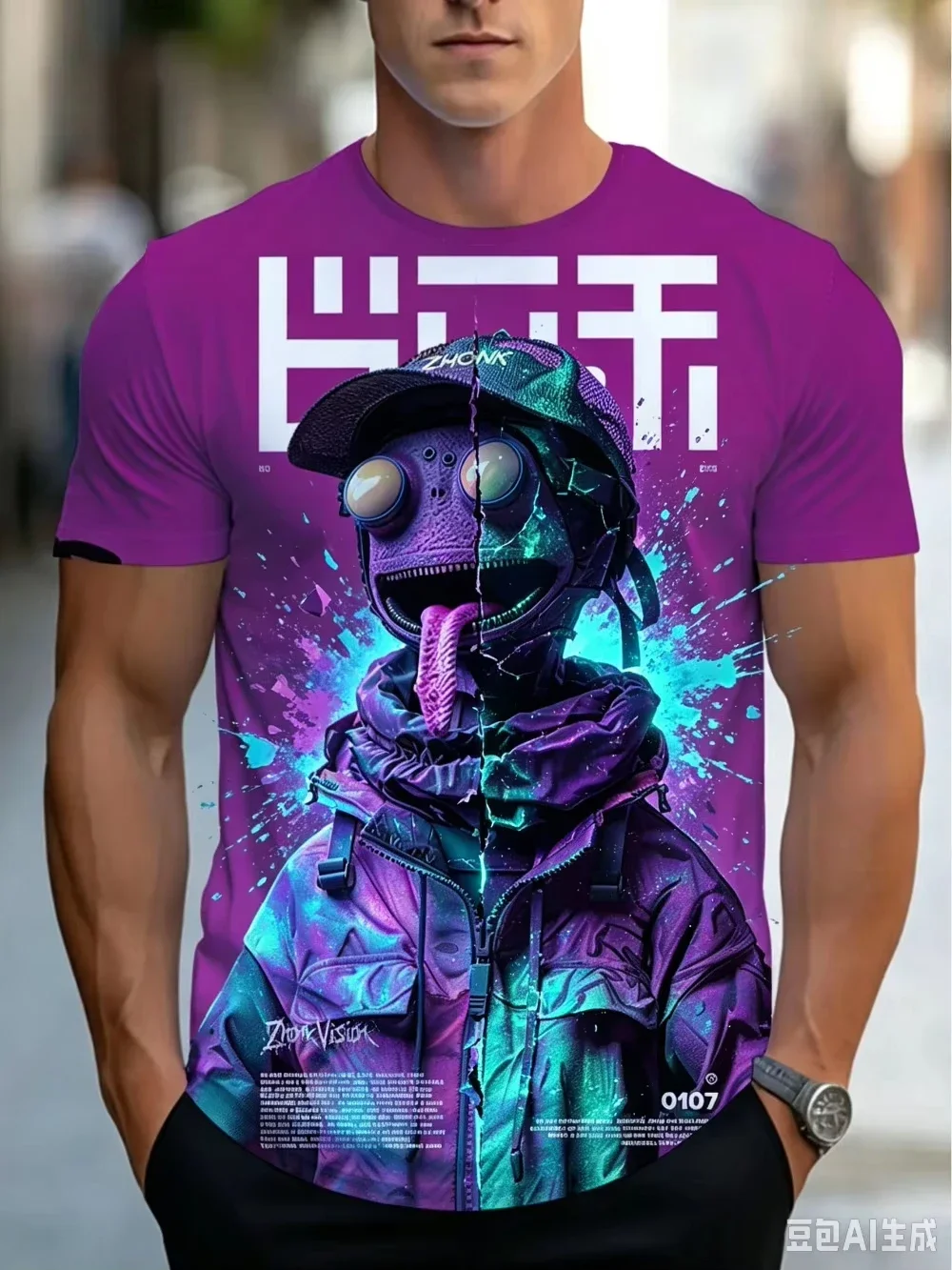 Personality Hip Hop Trend 3D Print Sport Quick-dry Breatha Men Women Tshirt Outdoo Street Casual Harajuku Fashiona Parent-child