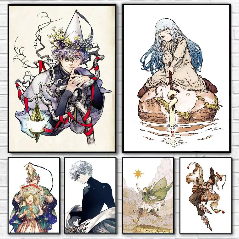 

W-Witch hat atelier Poster Self-adhesive Art Waterproof Paper Sticker Coffee House Bar Room Wall Decor