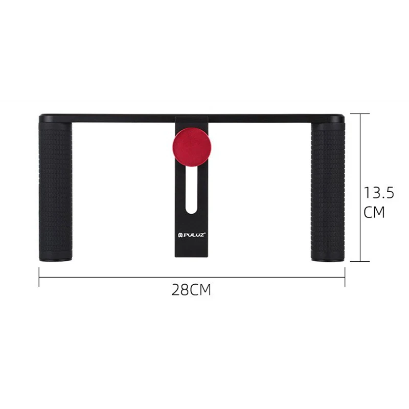 

2025 hot sale Puluz Aluminum Alloy Rabbit Cage Vlogging Live Broadcast Mini Tripod Microphone Handle Stabilizer Mobile Set Phone