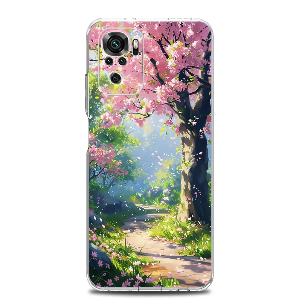 Capa de telefone transparente, capa para Xiaomi Redmi Note 13 12 5G 9S 9 8 10 11 Pro Plus 4G 9T 13C 12C 10C 9C 9A 7 Pro