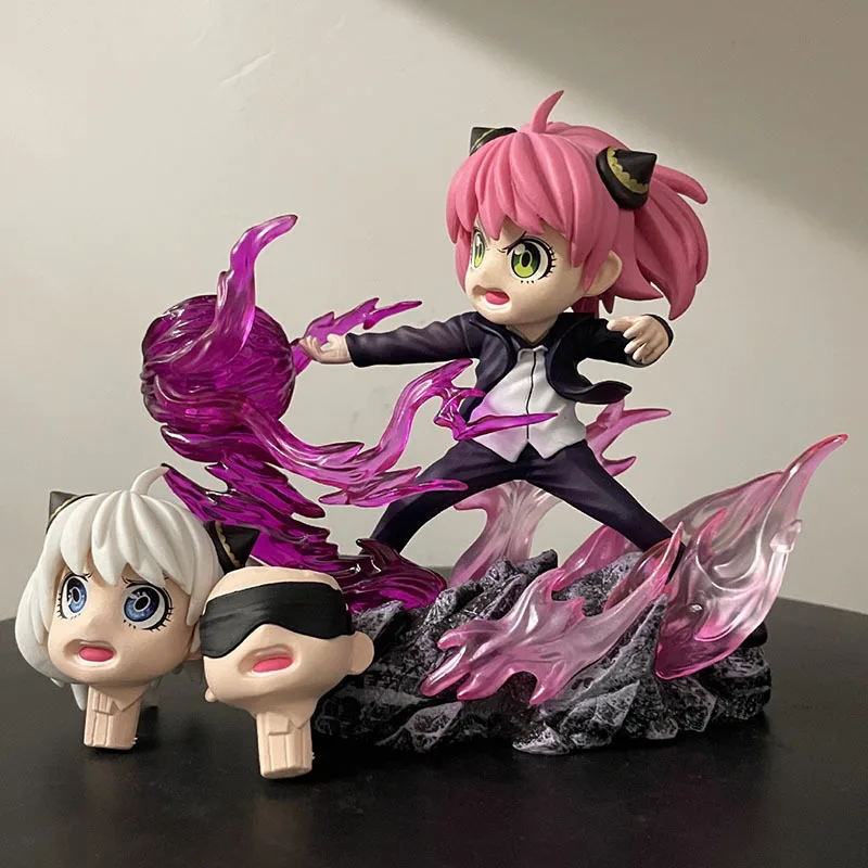 

Anya Forger Cos Gojo Figuras Jujutsu Kaisen Action Figure Manga Figurine 16cm Model Ornament Anime Peripheral Toys Gift for Kids