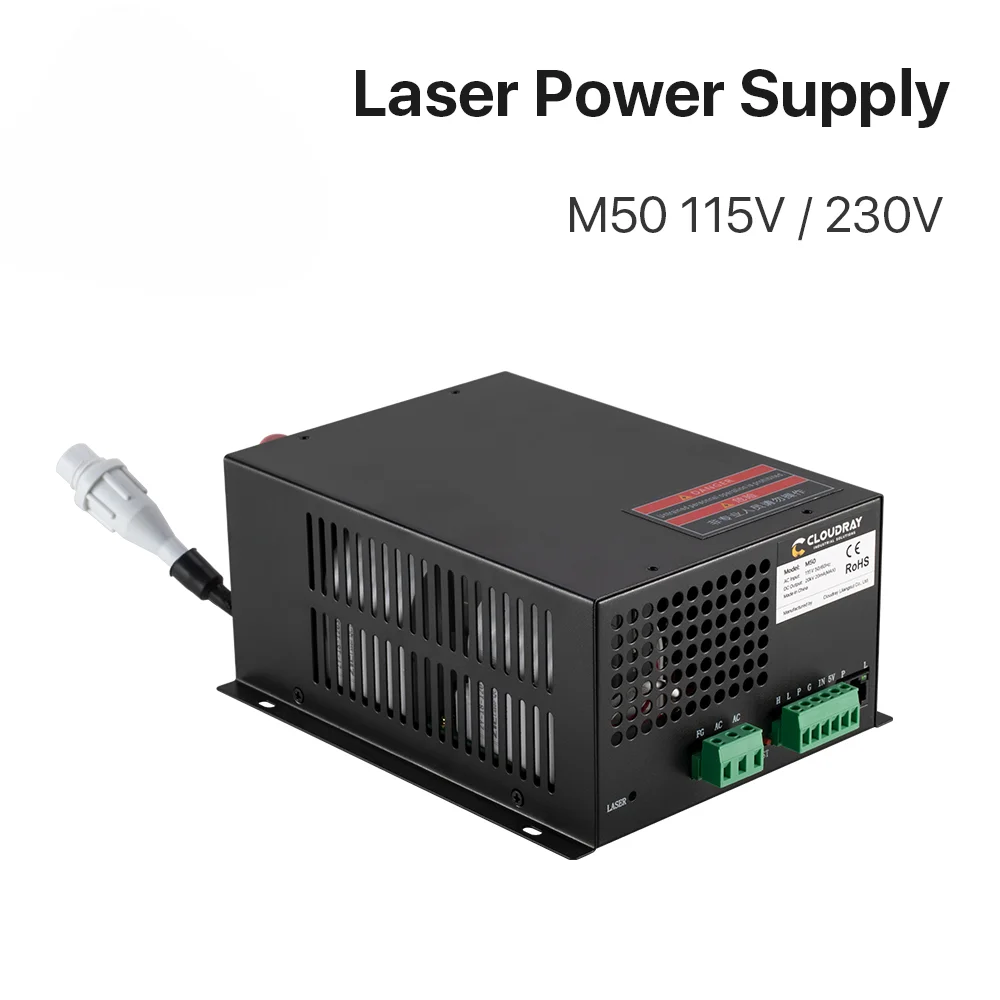 

50W CO2 Laser Power Supply for CO2 Laser Engraving Cutting Machine M50 category for Co2 Laser Marking Machine