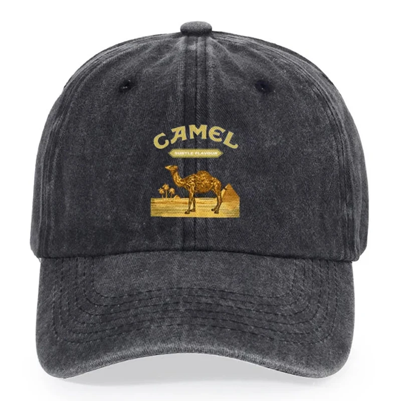 Dad's vintage lady's hat - sun hat, baseball cap, camel pattern trophy hat, outdoor adjustable casual hat, sun protection hat