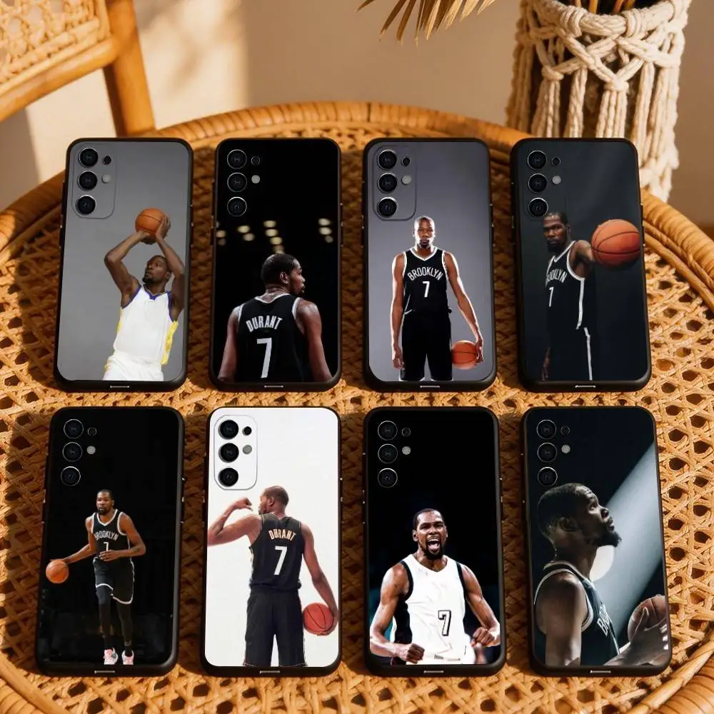 

Basketball K-Kevin D-Durant Phone Case Black Silicone Soft For Samsung S25,S24,S21,S22,S23,S30,Ultra,S20,Plus,Fe,Lite