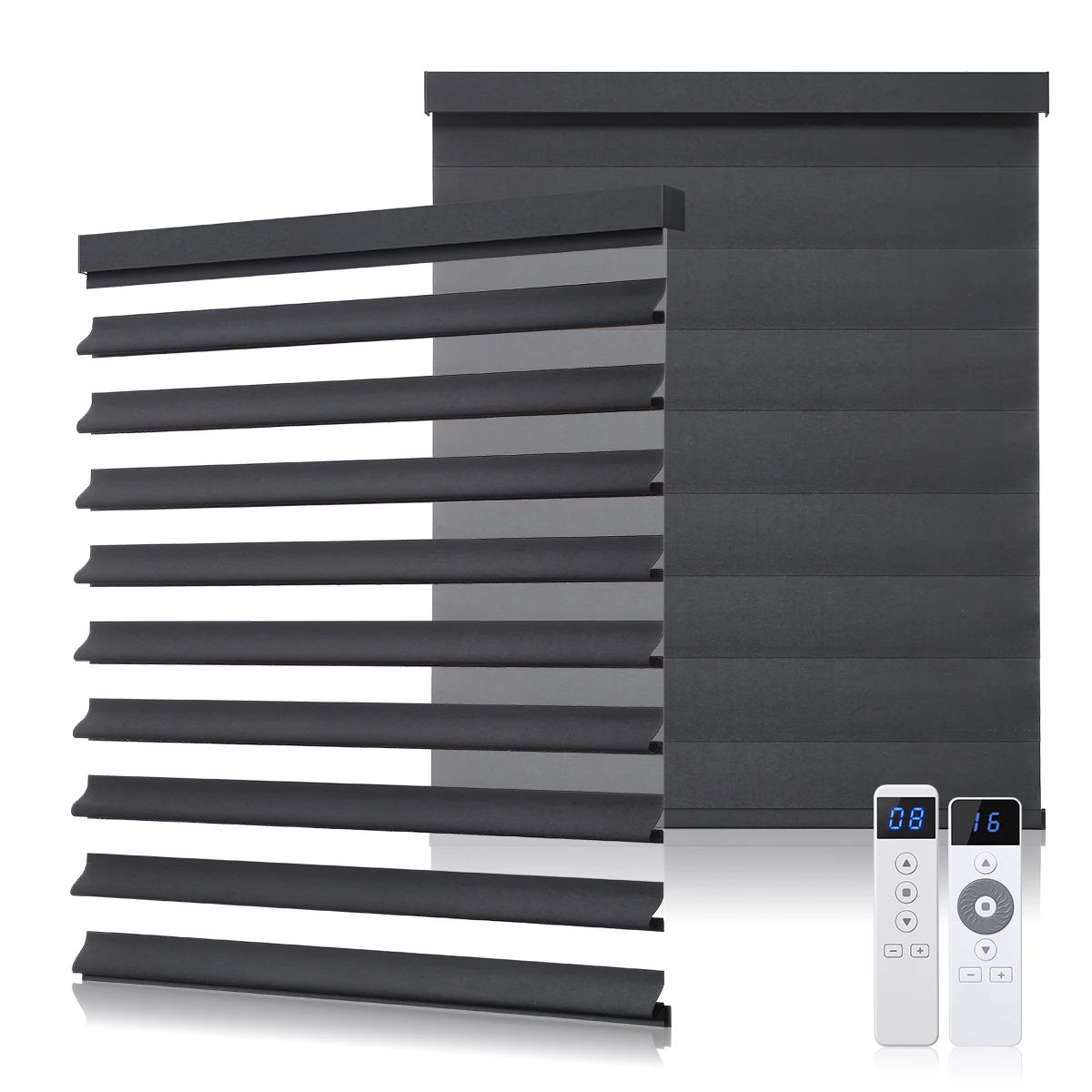 Window Butterfly Shades Classical Customized Electric Control Blackout Blinds Smart Butterfly Roller Window Blinds