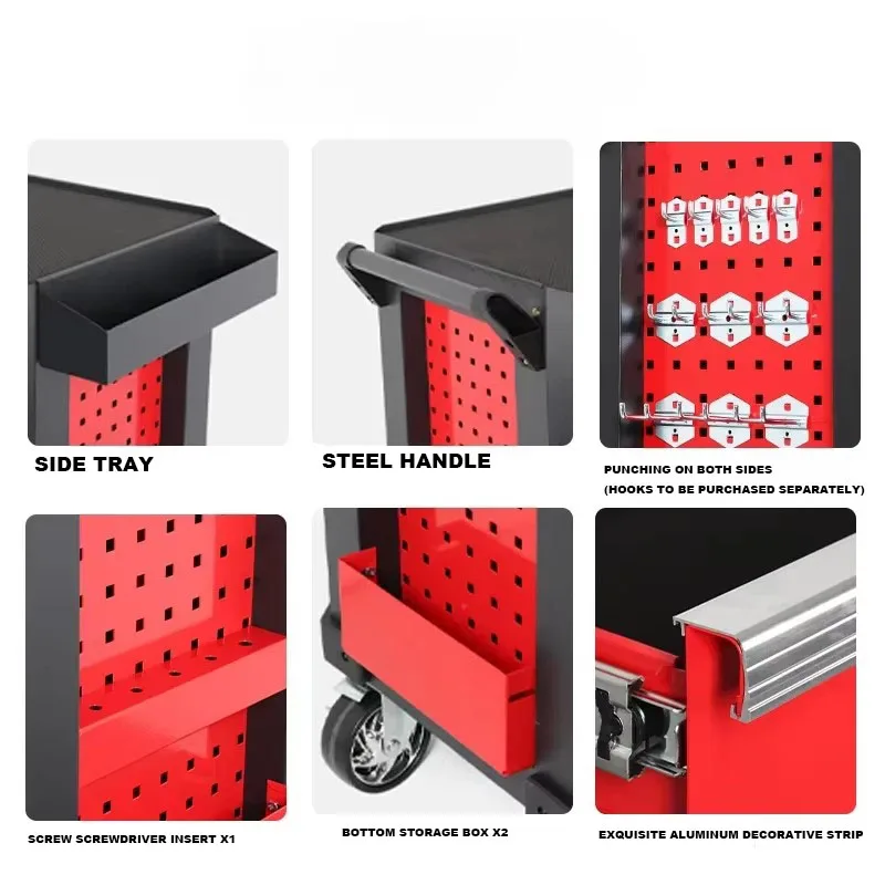 Accessories Tanks Complete Tool Cabinet Trolley Garage Professional Storage Tools Organizer Carro De Herramientas Packaging