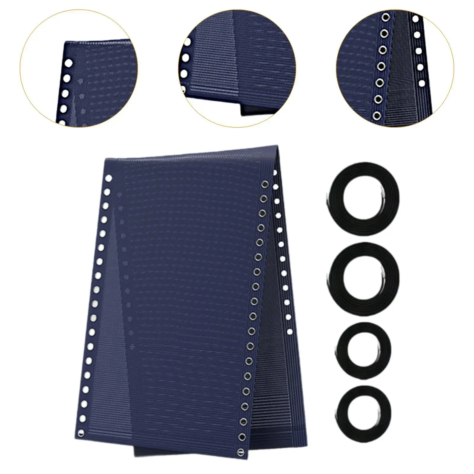 Recliner Mesh Canvas Waterproof Breathable Cloth for Outdoor Glider Chair Foldable Sun Lounger Repair