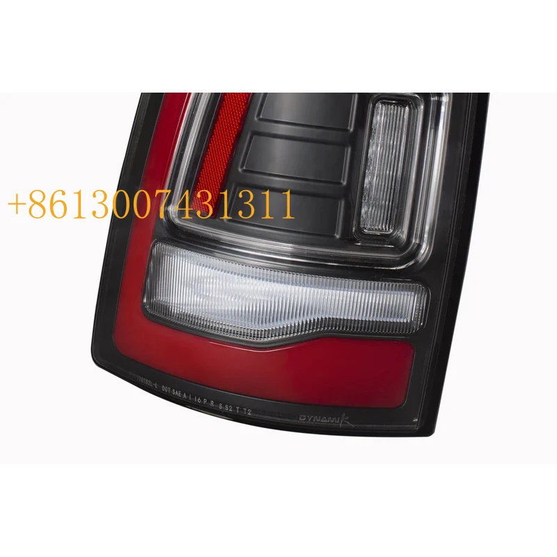 

FactoryHigh Quality Tail Light Auto C-Bar Led Tail Light 2009-2018 RAM Tail Lights (Housing Black / Lens Red)