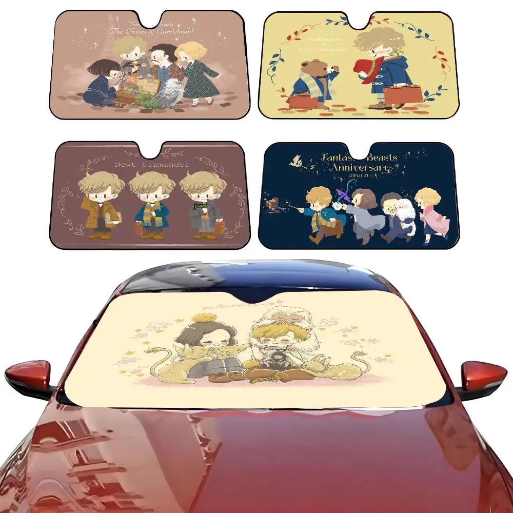 

Fantastic B-Beasts and Where to Find T-Them Car SunShade Parasol Car Windshield Sun Shade UV Protection and Interior Cooler