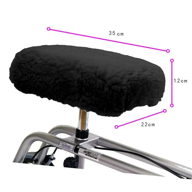 35x22x12cm Universal Scooter Seat Cushion Cover Soft Comfortable Knee Scooter Cushion Cover To Keep Warm in Winter Outdoor