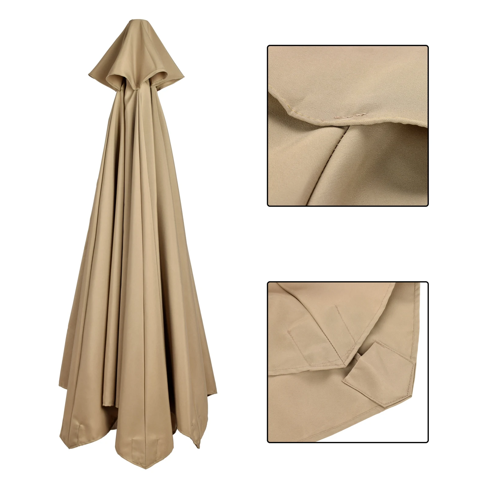 

Тень для уличной мебели для патио, непромокаемый полиэстеровый пылезащитный чехол, простая установка, сменный навес только (рамка в комплект не входит)