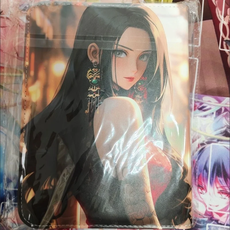 새로운 뜨거운 판매 나열 된 원피스 만화 애니메이션 배틀 카드 전용 소책자 지퍼 바인더 카드 홀더 카드 카드 컬렉션 장난감 선물