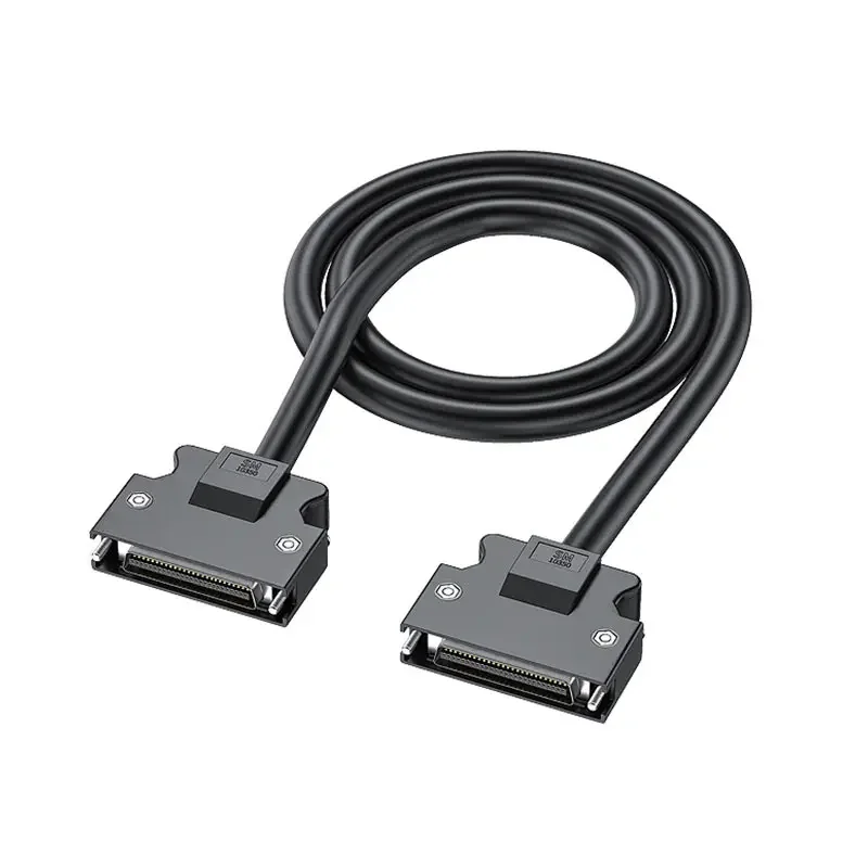 SCSI خط البيانات المؤازرة CN 14/20/26/36/50Pin محرك التدريع المزدوج IO خط التحكم في الإشارة محرك تمديد الحبل للماسح الضوئي 1-5 متر