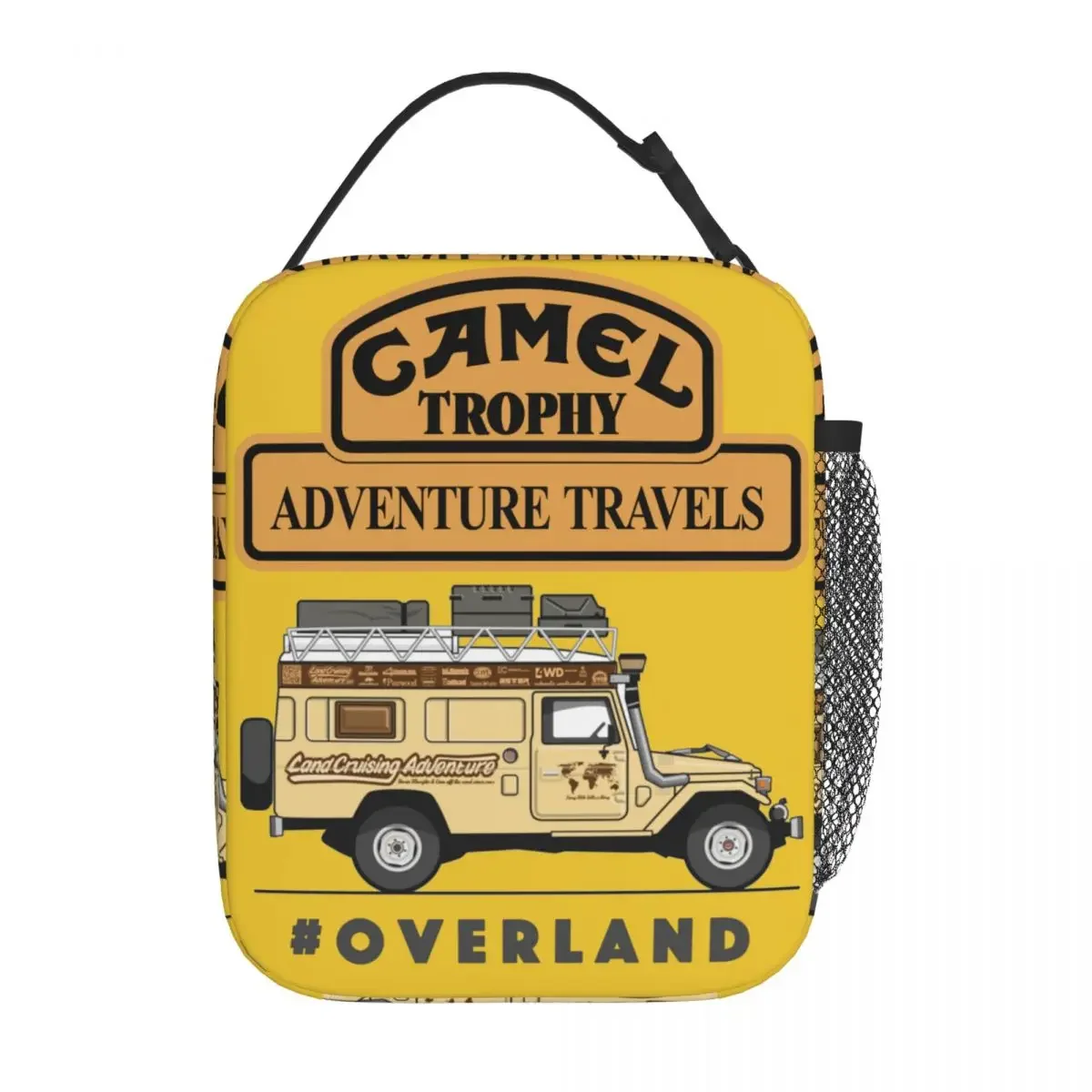 Camel Trophy Merch Insulated Lunch Bags School Defender Overland Storage Food Box Portable New Arrival Cooler Thermal Bento Box