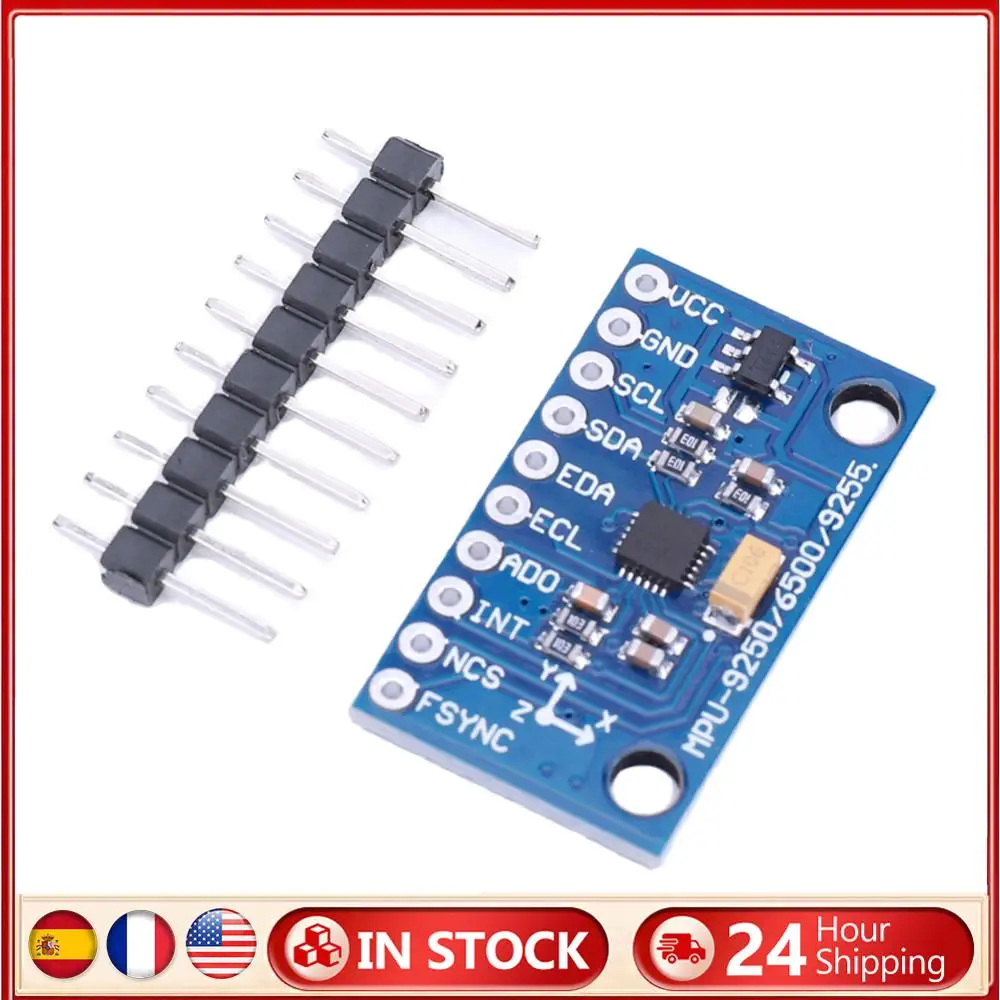 

GY-6500 MPU6500 6-осевой акселерометр гироскопический датчик IIC I2C SPI 6-осевой гироскоп модуль датчика акселератора замена MPU6050 для Arduino