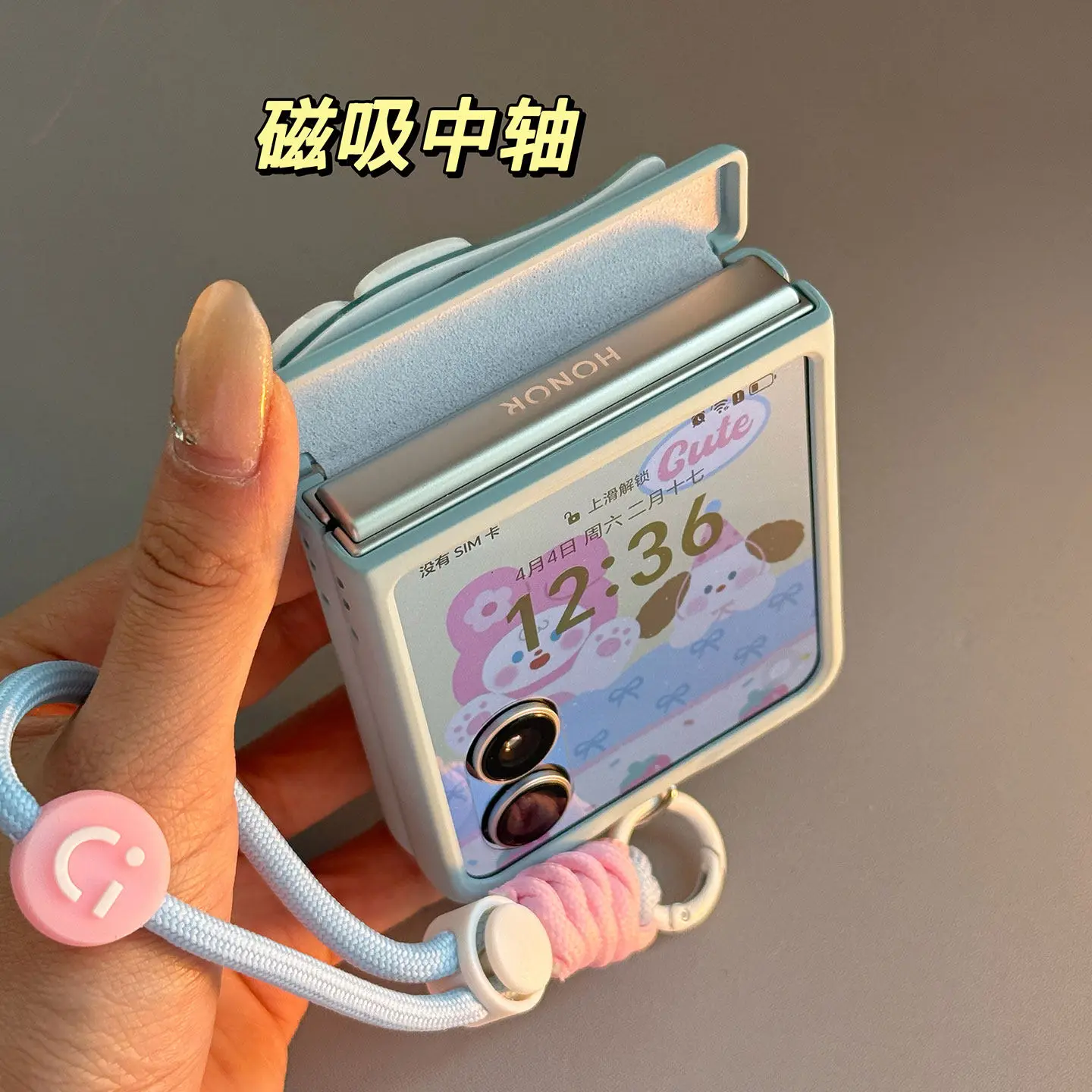 Urocze etui na telefon z magnetycznym stojakiem w kształcie gwiazdy, wykonane ze skóry PU z zawiasem, do Samsung Galaxy Z Flip 7 6 Flip 6 ZFlip7 — zdjęcie produktu 2
