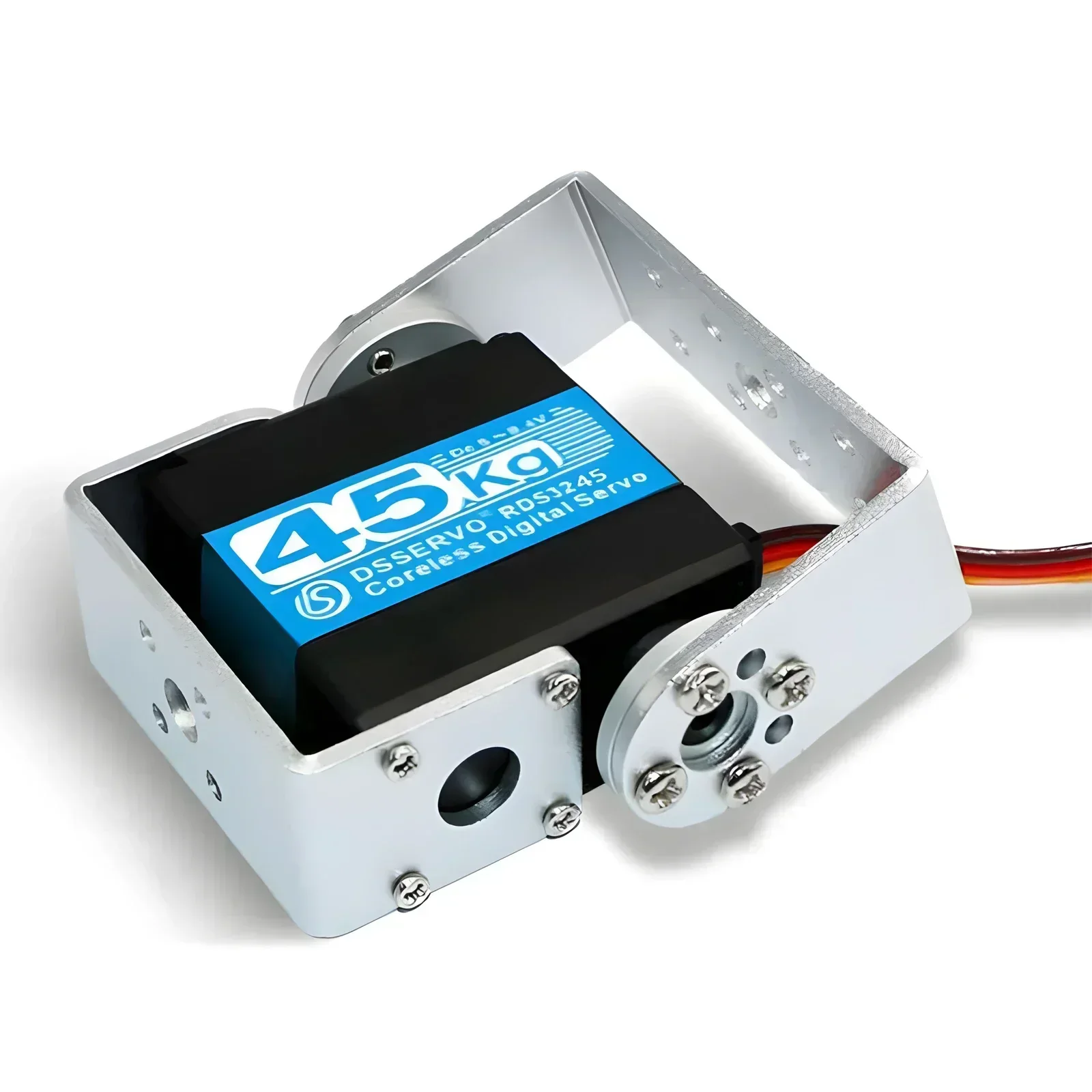 DS3245 45KG Hoog Koppel Dual-As Waterdichte Servo IP66 7.4V Coreless Motor voor 1/8 1/10 RC Auto's Robots Baja