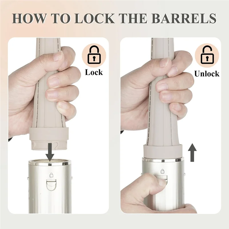 WHYY-Botti conici per ferro arricciacapelli lunghi per Shark Flexstyle, bigodini per ferro arricciacapelli con avvolgimento automatico per creare onde classiche naturali