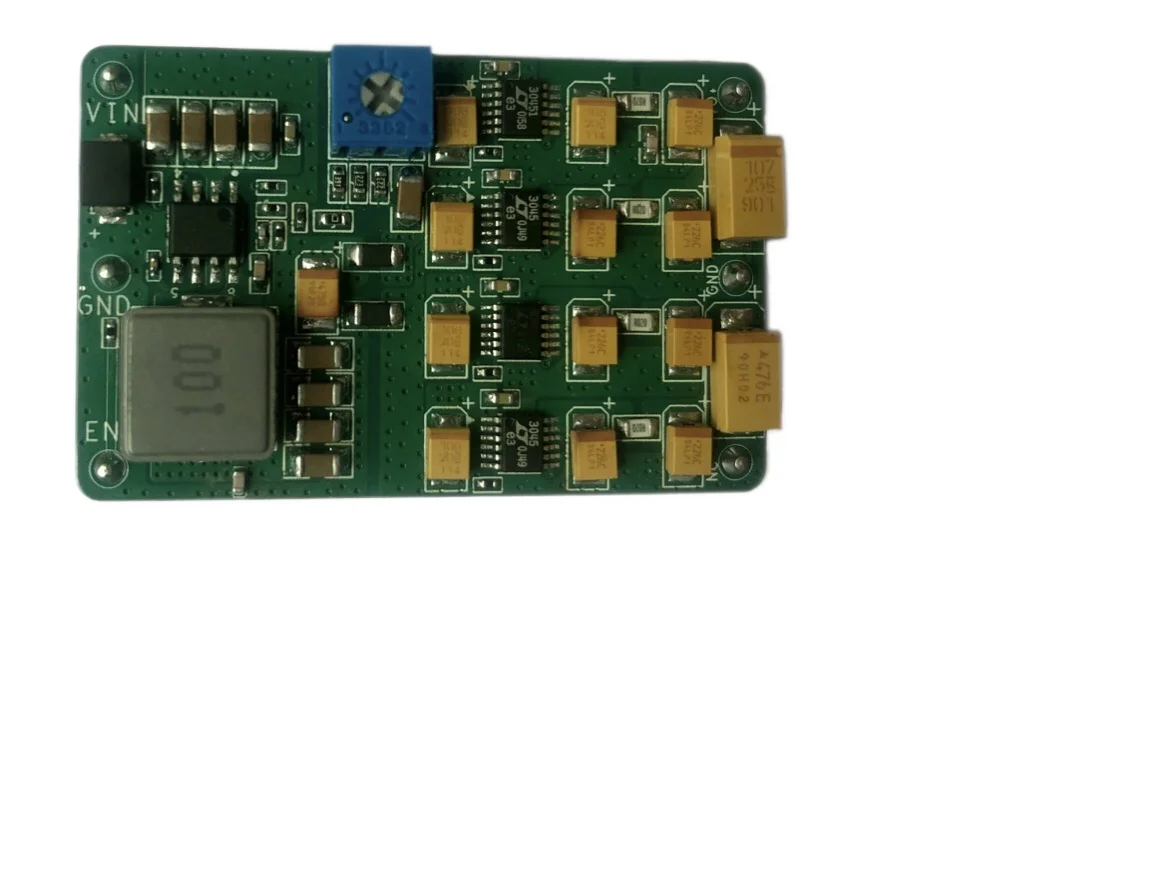 4개의 LT3045 병렬 초저잡음 전압 조정 가능 2A 고전류 고효율 DCDC 전원 모듈