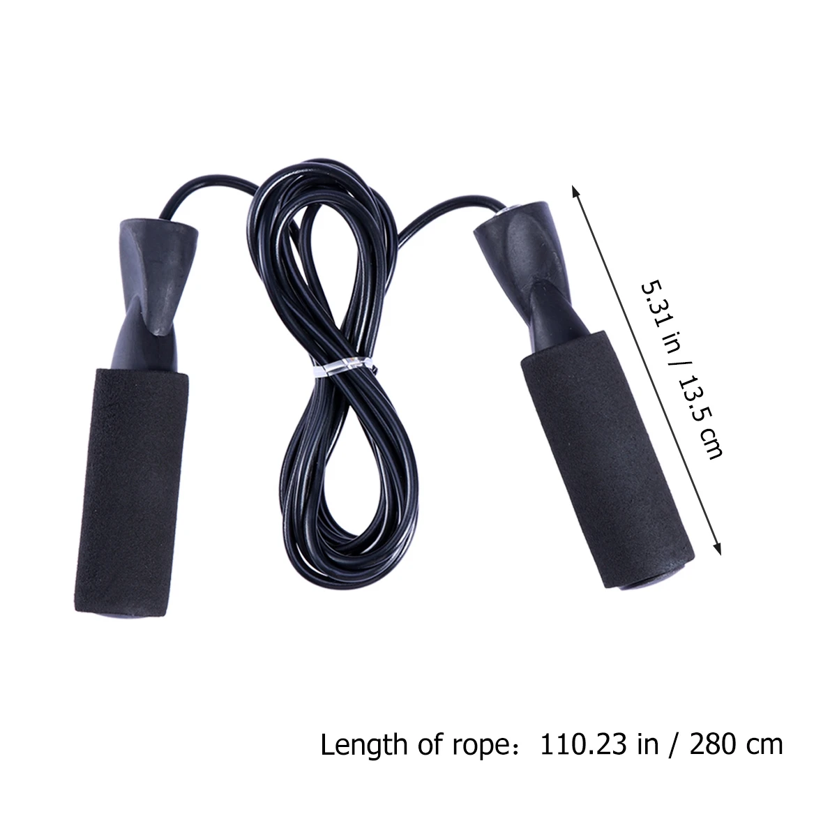 

Adjustable Steel Cable Jump With Ball Bearings Ergonomic Handles Sweat-Proof Grip For Home Outdoor Workout Skipping Training