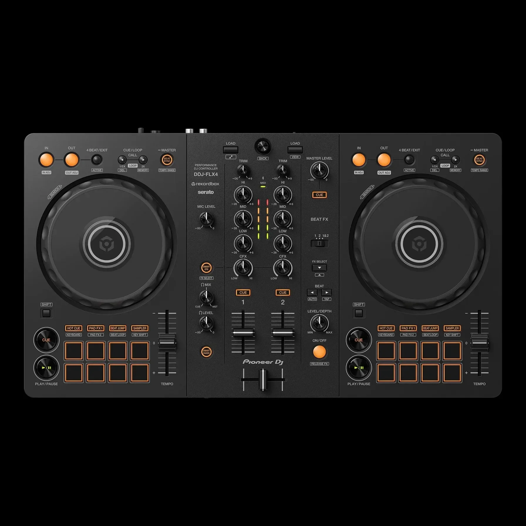 

Special Pioneer DDJ-FLX4 2-Ch DJ Controller, Rekordbox and Serato Compatibility