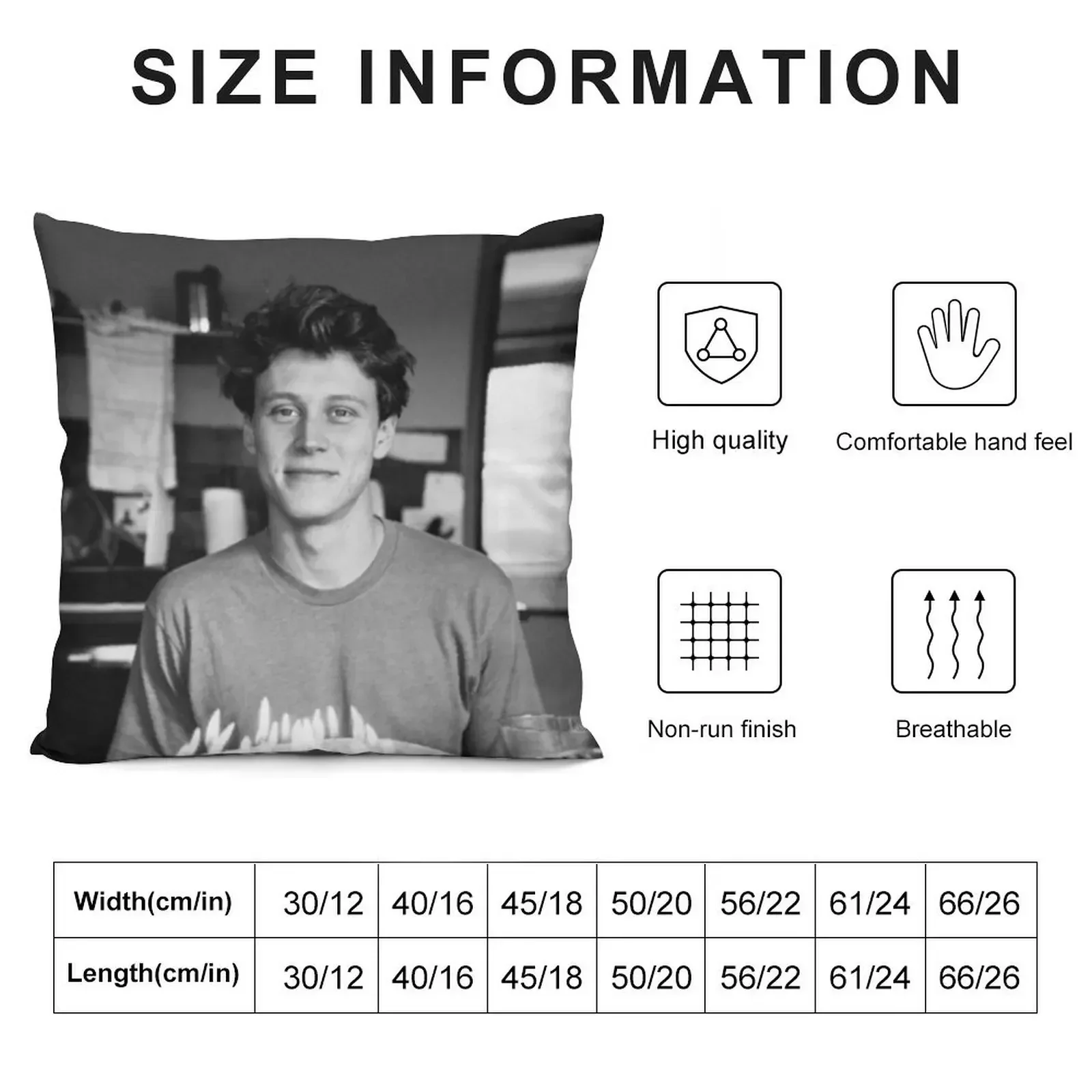 George Mackay Birthday Throw Pillow luxury decor Decorative Sofa Cushion Cushion Cover For Sofa Couch Pillows pillow