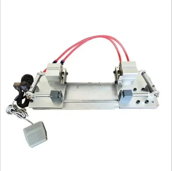 2026 Pneumatic Double Thumb Cutter for Cardboard Gift Boxes - Semi-Circular Hole Punching Machine