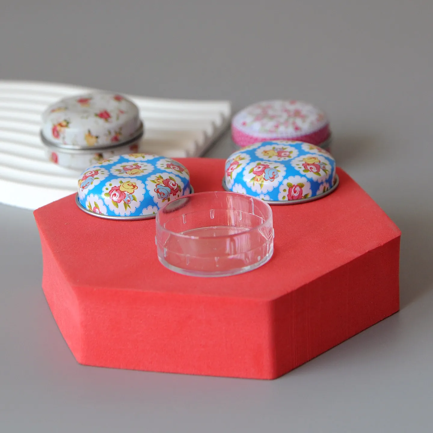10PC Fresh Mini Small Pill Storage Box Homemade Lipstick Comfrey Ointment Vaseline Tin Organizer Portable Pill Box