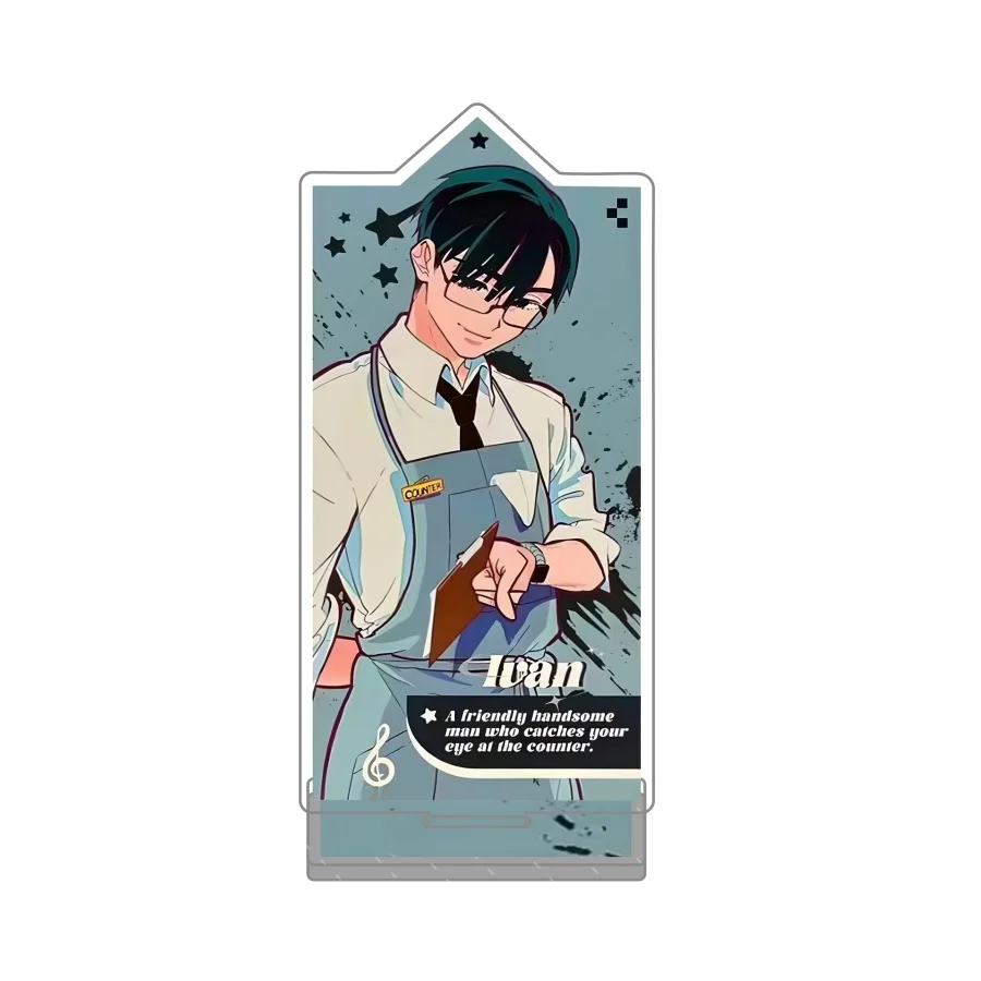 الغريبة المرحلة إيفان و تيل هدية دمى أشكال الاكريليك حامل أنيمي نموذج عمل الشكل حلية اكسسوارات نماذج سطح المكتب الحلي