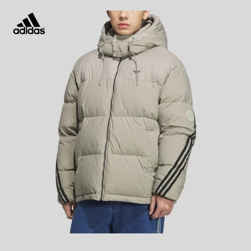 Adidas Clover Men's Sports Hooded Warm Down Jacket KC2563