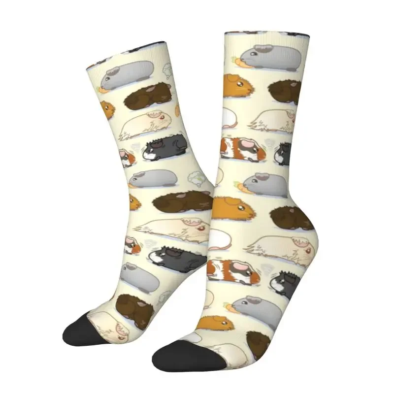 

Fashion Guinea Pig Parade Men Women Crew Socks Unisex Cool Animal Spring Summer Autumn Winter Male Dress Sock