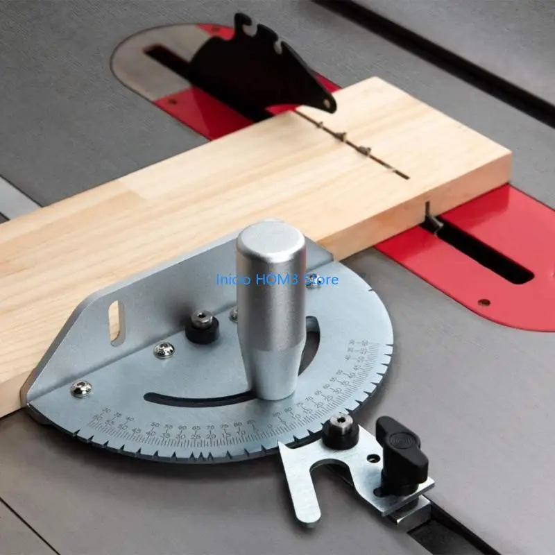 A5YD Miter Gauge With Track Stop Sawing Assembly Angles Ruler for Table Router