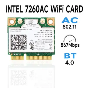 Intel 7260hmw Dual Band Wireless Ac 7260 | Wifi Intel Dual Band Wireless Ac  7260 - Network Cards - Aliexpress