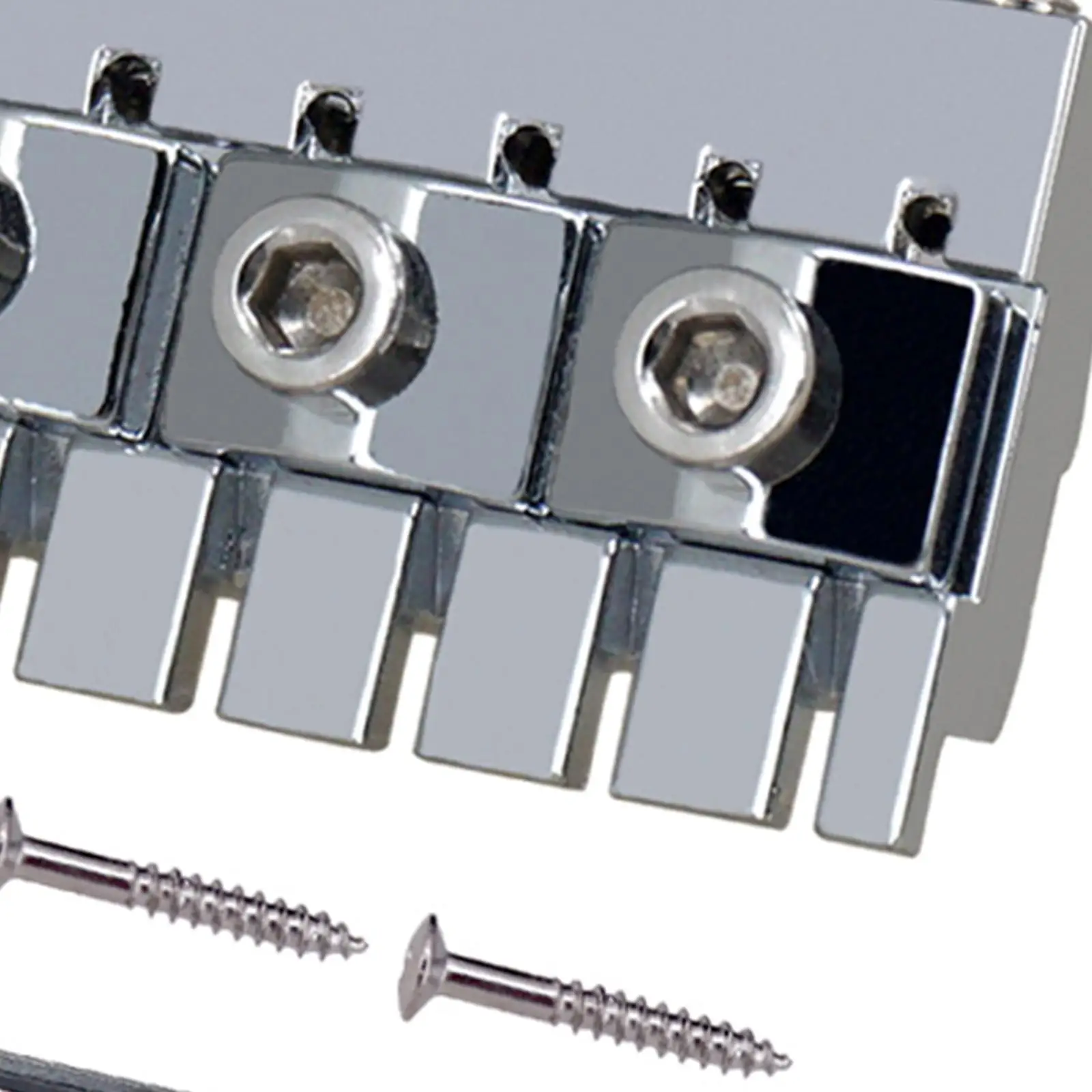 Porca de travamento de corda de guitarra sem cabeça multiuso, instrumento musical de substituição com parafuso, acessórios profissionais de liga de zinco