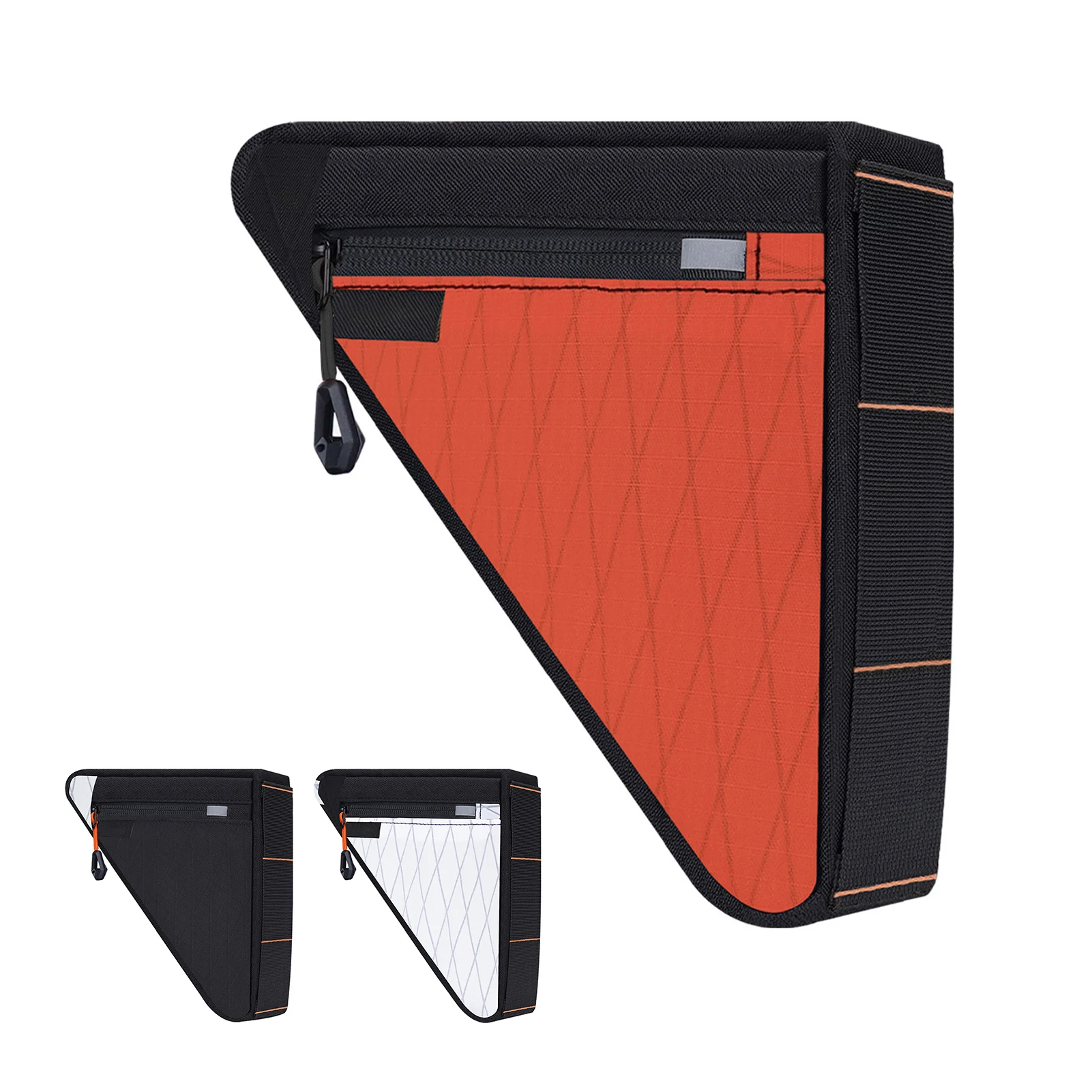 

Сумка для инструментов для велосипеда, треугольная емкость 1 л, компактный дизайн, подходит для нескольких велосипедов, дорожная горная складная гравийная непромокаемая велосипедная треугольная сумка