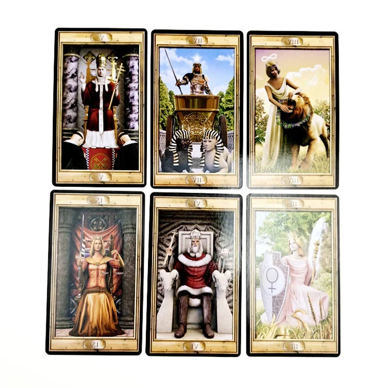 78Pcs The Pictorial Key Tarot Cards English Visions Divination fate Tarot Deck Borad Playing Games