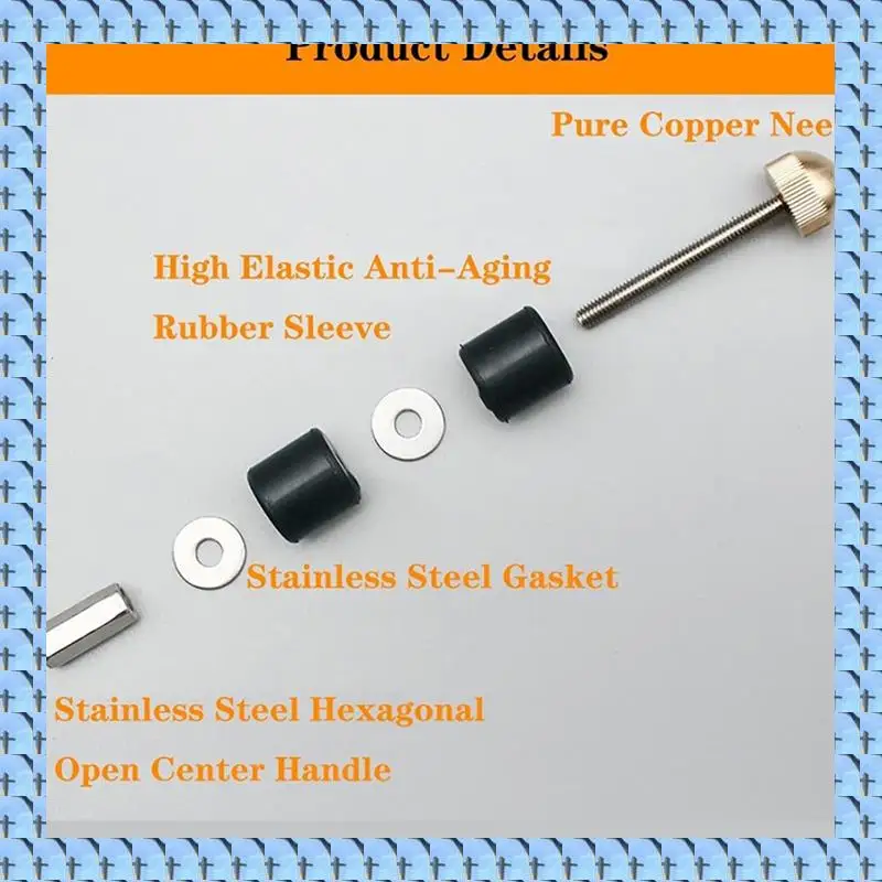 

NOCM Hot-Melt Water Stop Pin Kitchen Repair Plumbing Tool Hot Melt Stopper Accessories Water Pipe Repair With Rubber Cover