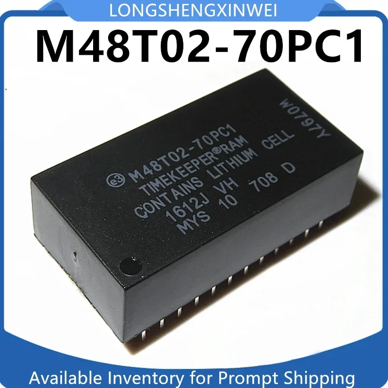 1PCS  M48T02 M48T02-70PC1 DIP-24 NEW Real Time Clock