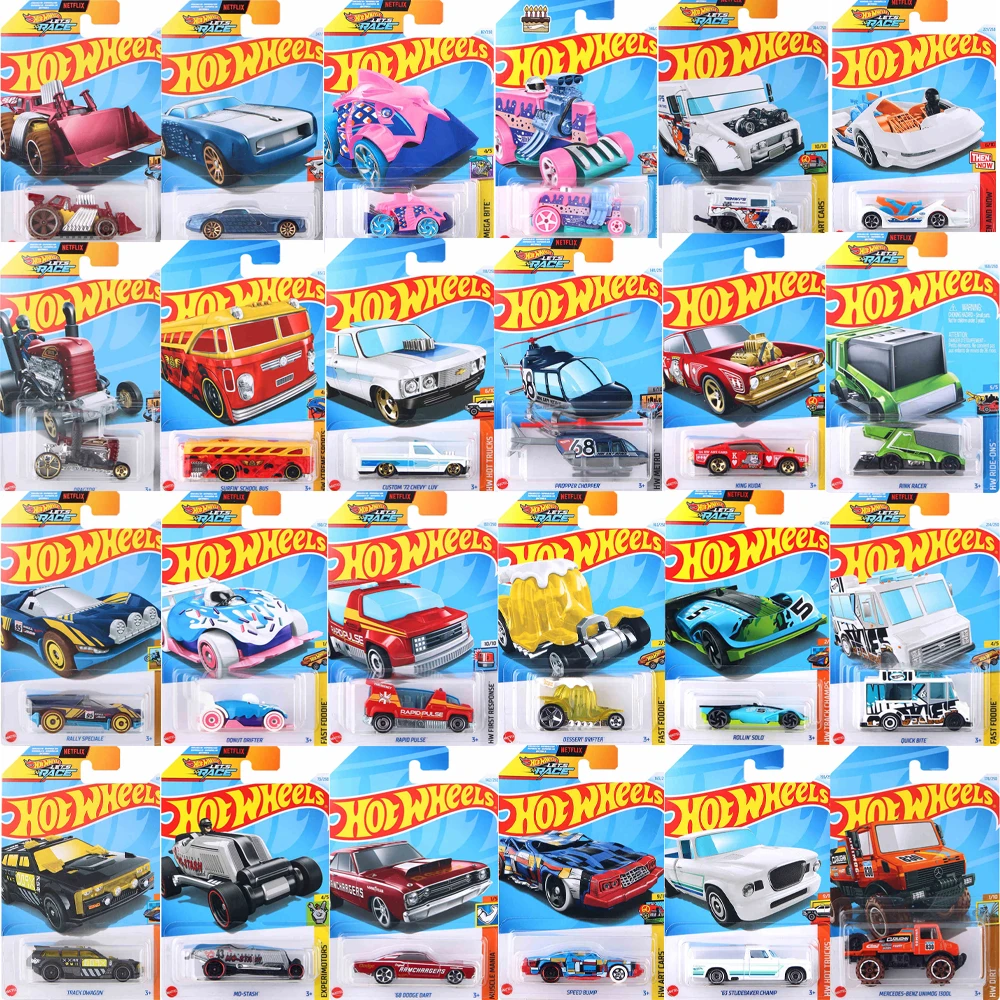 Hot Wheels Cars 2024 Original Series PIRANHA TERROR BIRTHDAY BURNER Diecast Vehicle Model Cars Toys Boys Gift