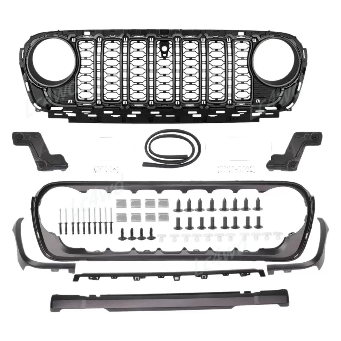 LC4WD 4X4 Accessoires Meerdere kleuren 20e verjaardag voorbumper racing grills voor 2018-2025 Jeep Wrangler JL / Gladiator JT