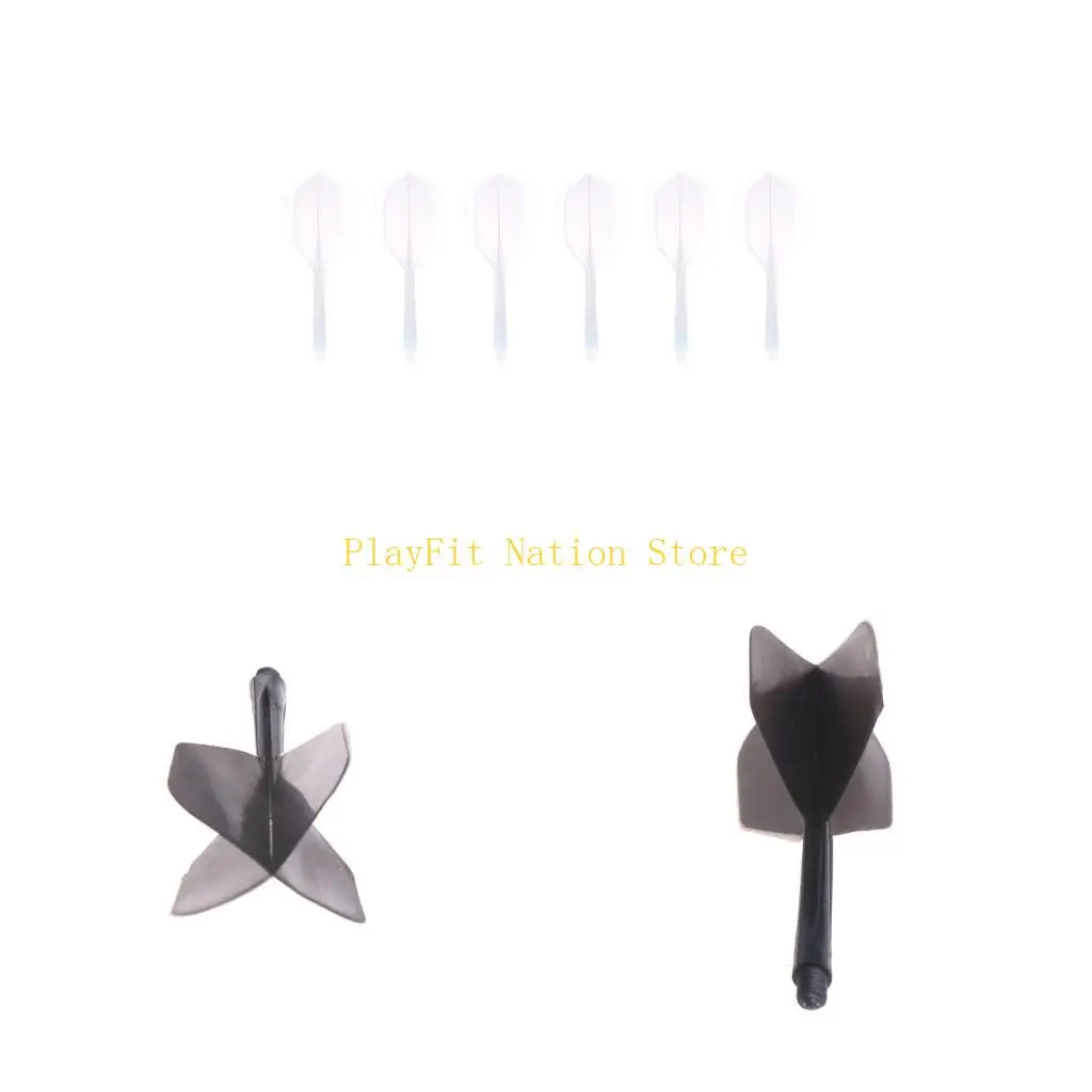 

242F 6 пакетов интегрированные дардовые полеты и валы в одной части 2BA Darts Flights