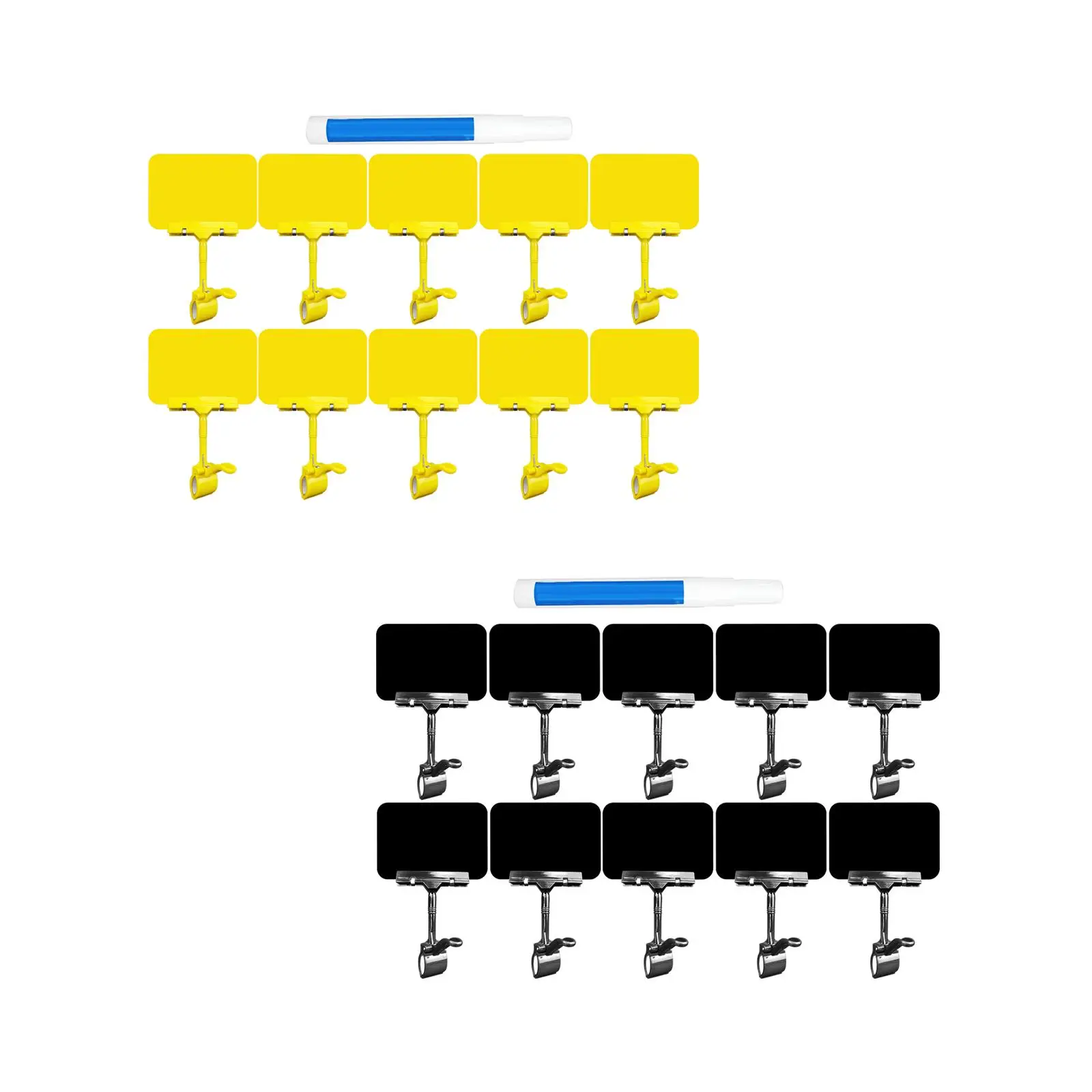 

10 шт. ценники и держатель знаков со стираемой ручкой для магазинов, супермаркетов, торговых центров, свадеб, вечеринок из полипропилена