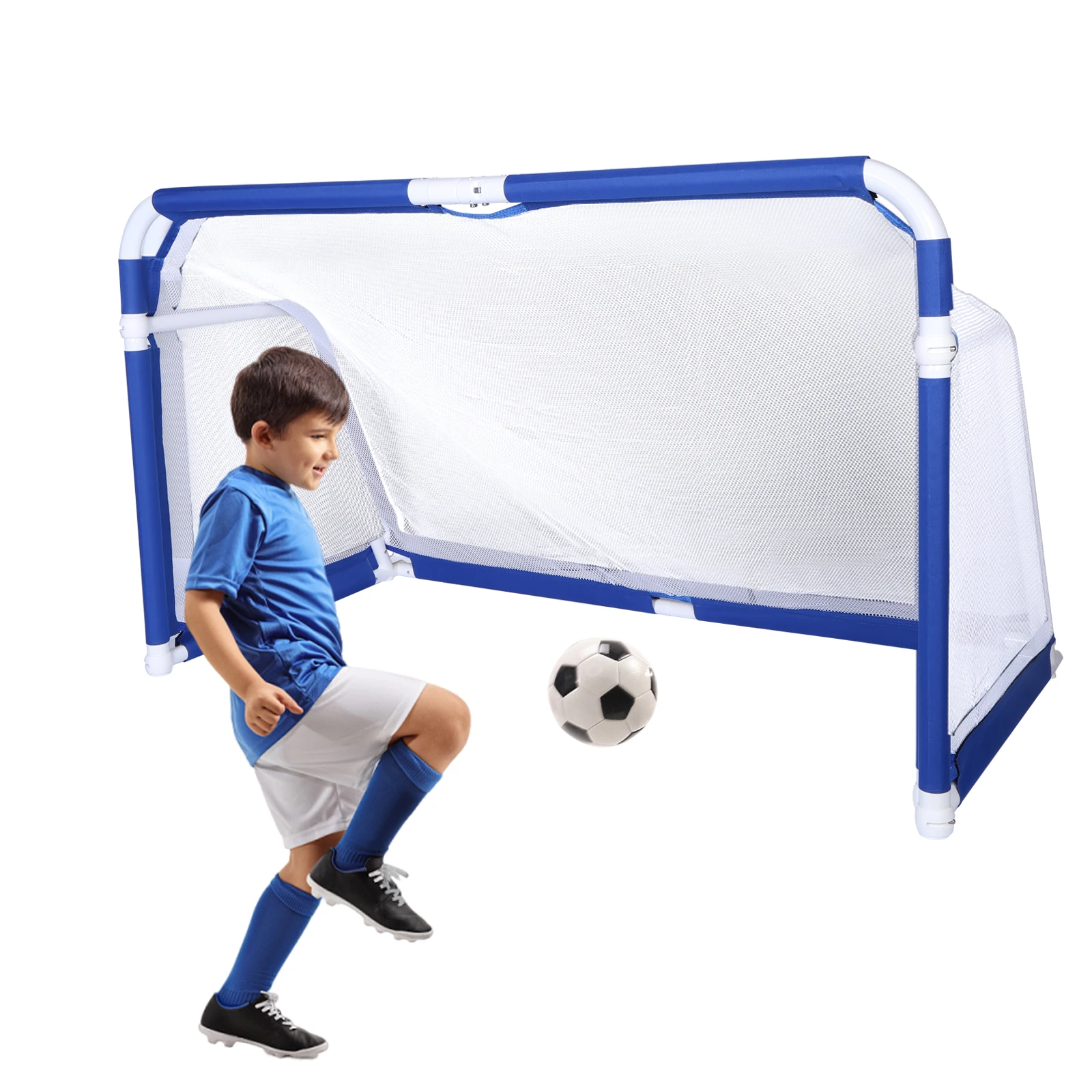 Porta da calcio Porta da calcio pieghevole portatile Porta da calcio pieghevole per bambini e giovani Allenamento con pallone da calcio all'aperto