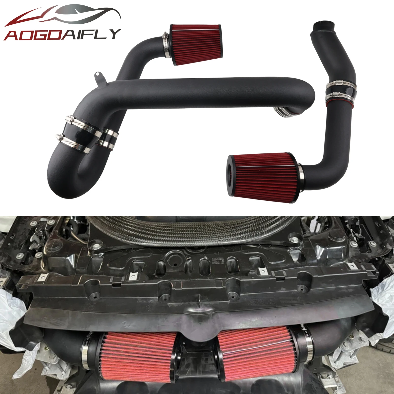 Front Mount Type Cold Air Intake Kit For BMW G80/G82/G83 M3/M4 S58 3.0T 2021-2026