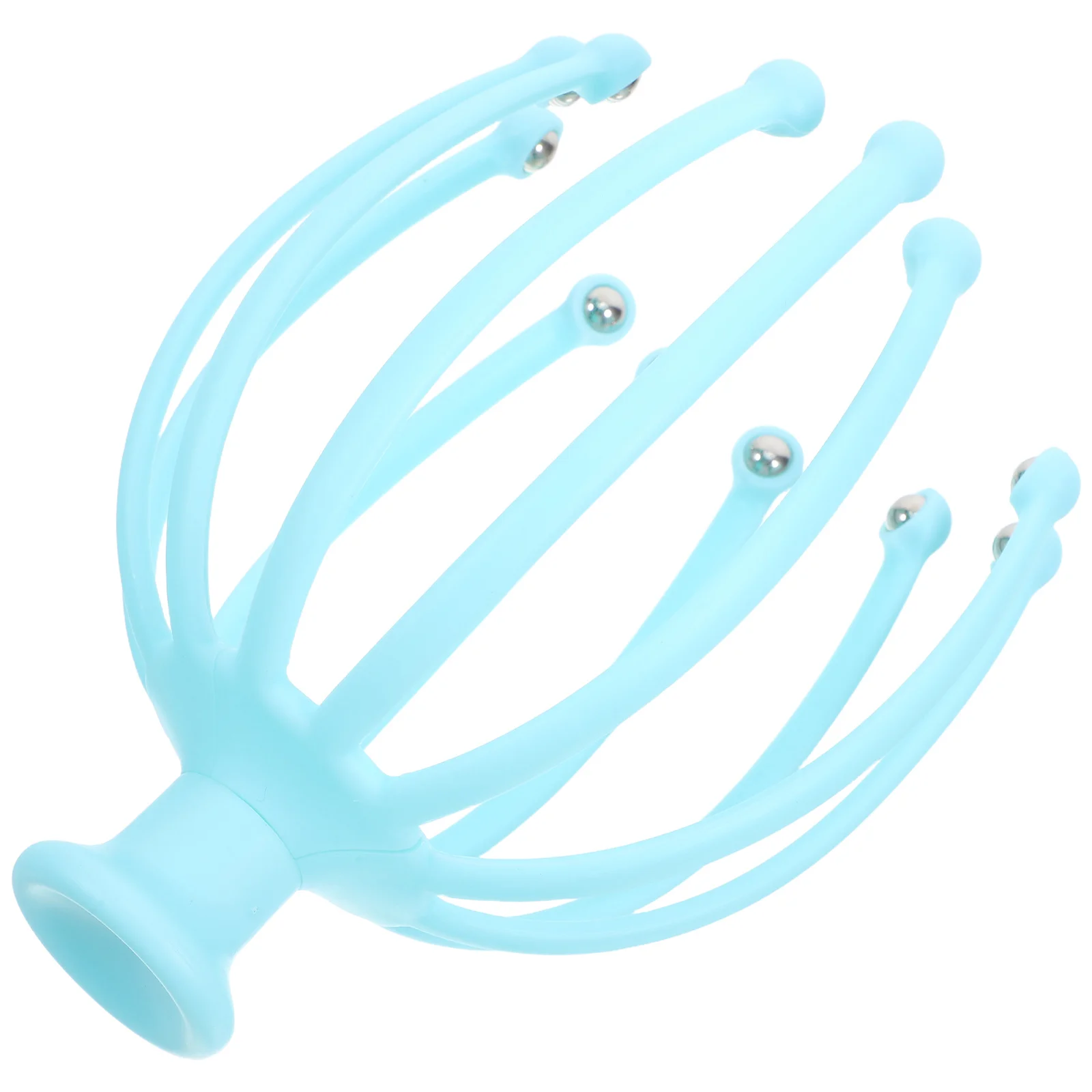 

Head Claw Massager Twelve-Claws Scalp Massage Tool Blue Portable Handheld Relaxation Muscle Exercising Travel Home Office Use