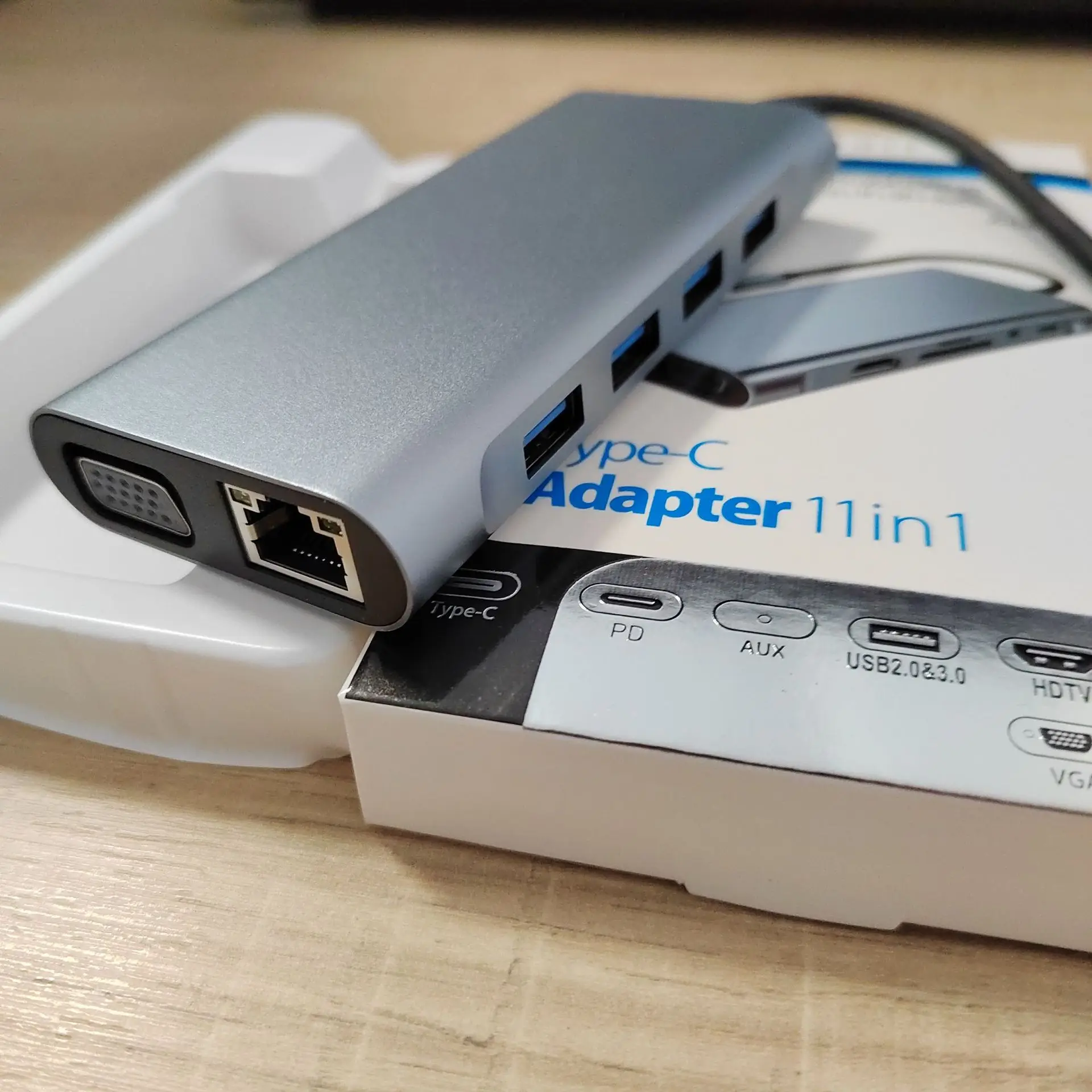Typ-C Dockingstation Mac Multi-Port Laptop Expander 11-in-1 Dockingstation – Detail 9