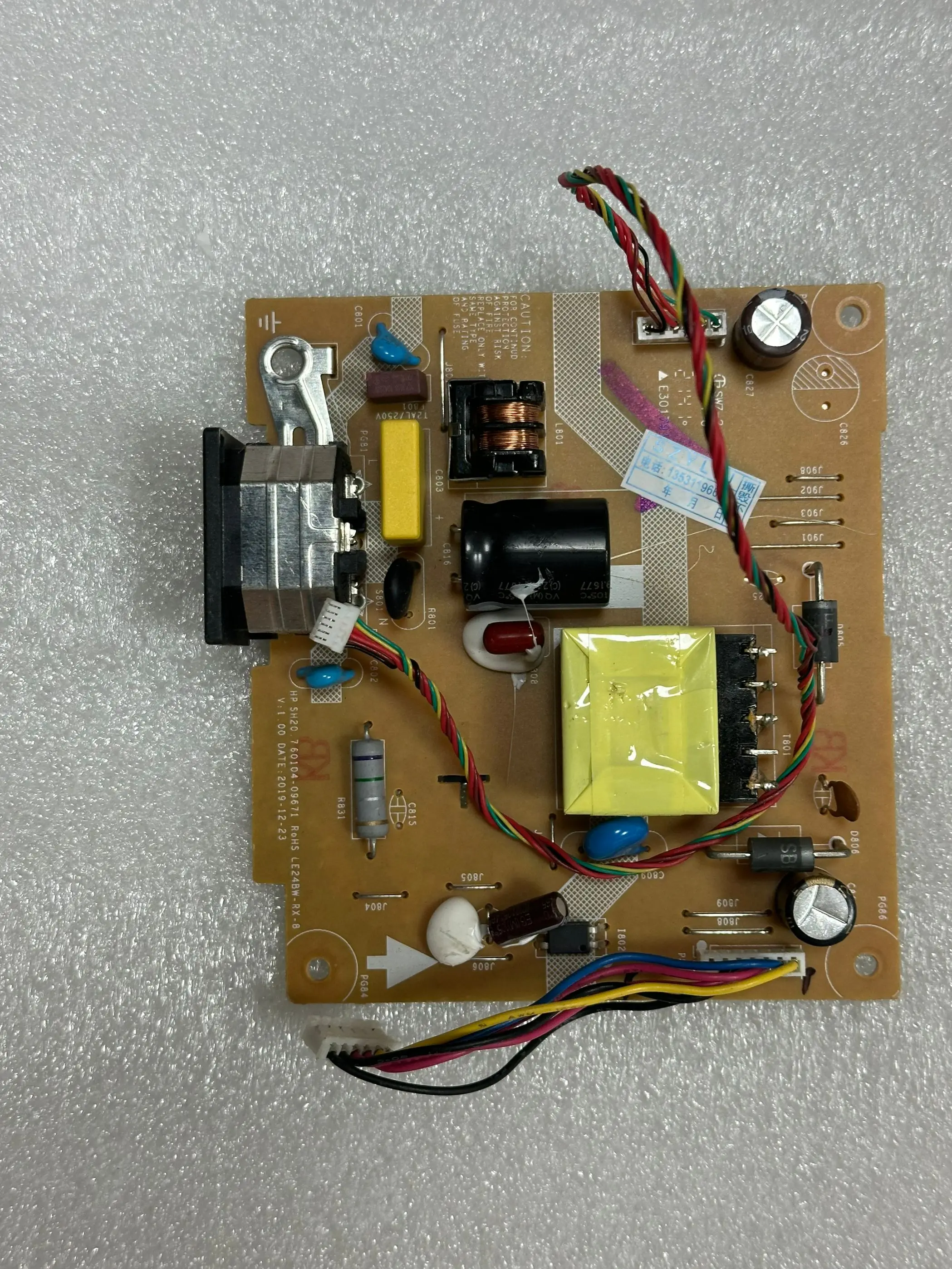 

P24V Power board LE24BW-RX-8 G4 FHD Driver board HSD-0066 760104-09771